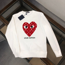 꼼데가르송 X 루이비통 콜라보 하트 모노그램 맨투맨