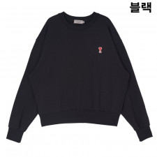 아미 ami 스몰 패치 맨투맨