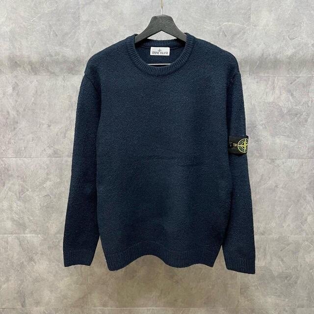 스톤아일랜드 와펜 패치 울 니트