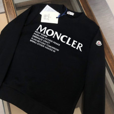 몽클레어 로고 프린트 캐주얼 라운드 맨투맨