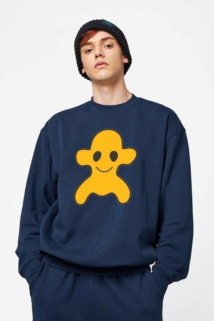 버버리 옐로우 몬스터 빅로고 맨투맨