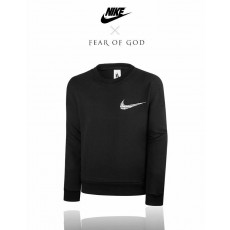 나이키 X 피어오브갓 콜라보 화이트 나염 맨투맨