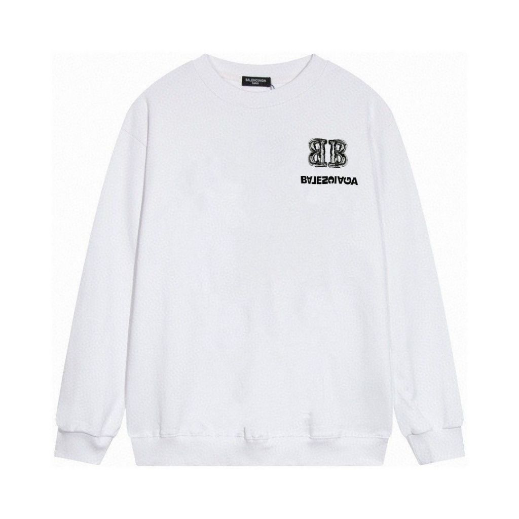 발렌시아가 더블 B 로고 맨투맨