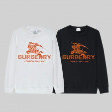 버버리 오렌지 빅로고 기사 맨투맨