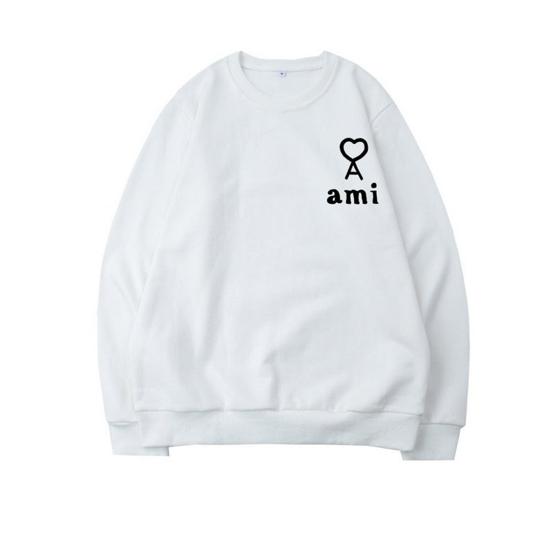 아미 하트 로고 나염 맨투맨