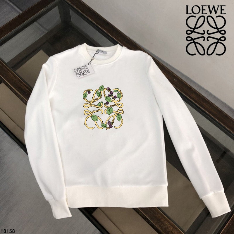 로에베 줄기 로고 맨투맨