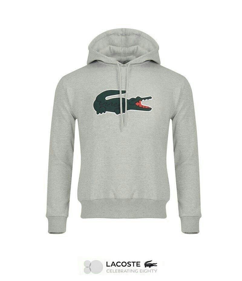 라코스테 빅패치 후드티