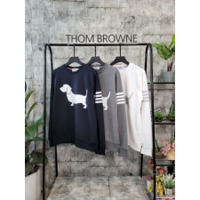 톰브라운 사선 완장 라이트 맨투맨