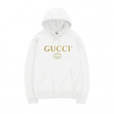 구찌 골드 로고 나염 후드티