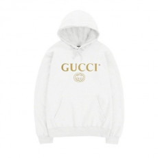 구찌 골드 로고 나염 후드티