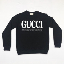 구찌 시티 로고 프린팅 맨투맨