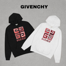 지방시 레드 로고 6G 후드티