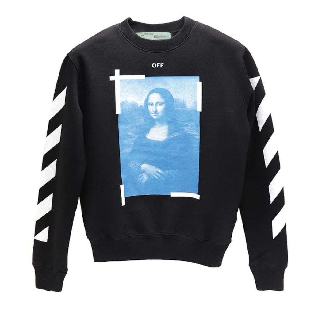 오프화이트 모나리자 맨투맨