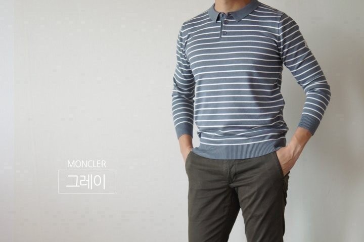 몽클레어 PK 카라 니트