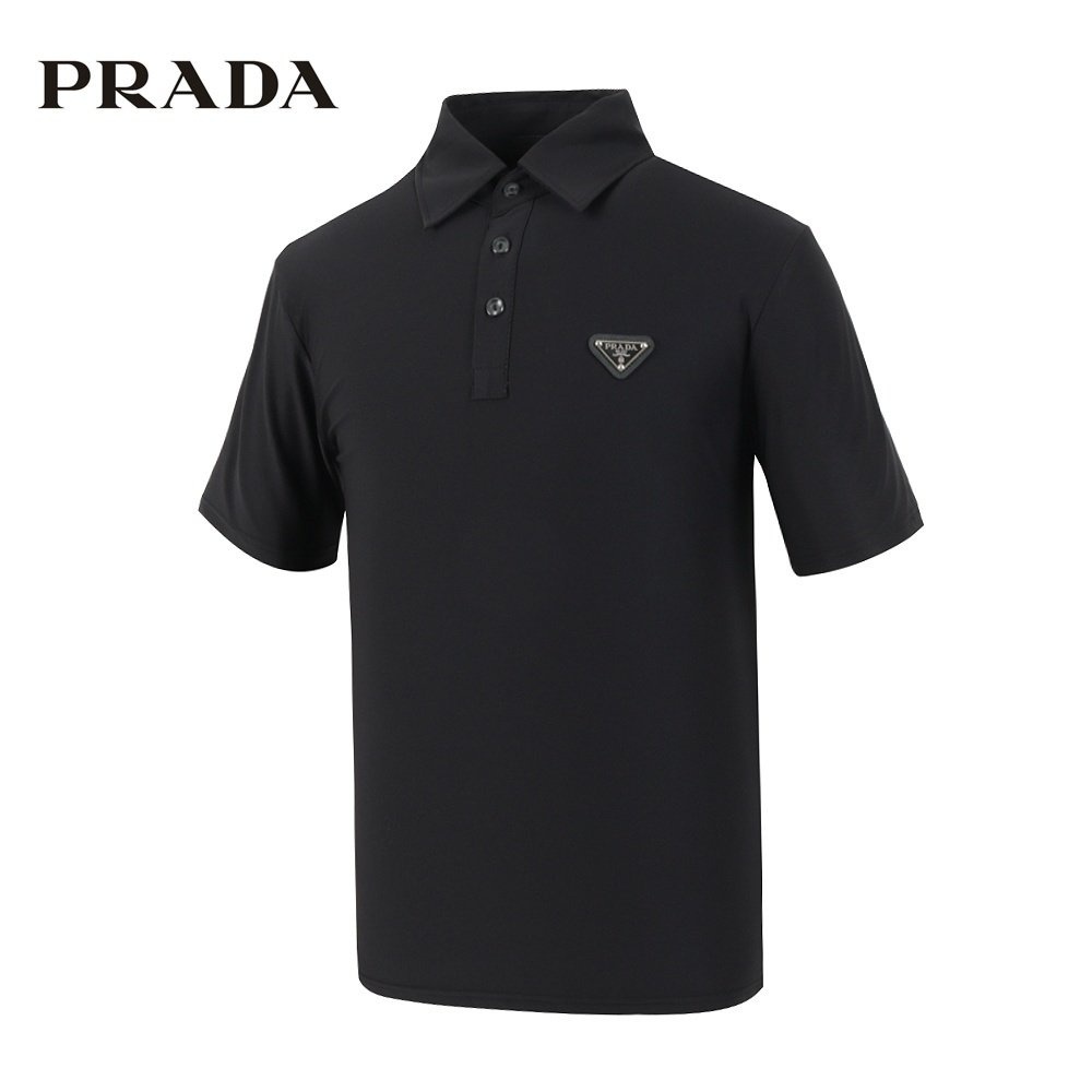 프라다 실크 아이스 반팔 카라티