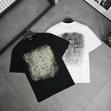 발렌시아가 워터 페인팅 반팔티