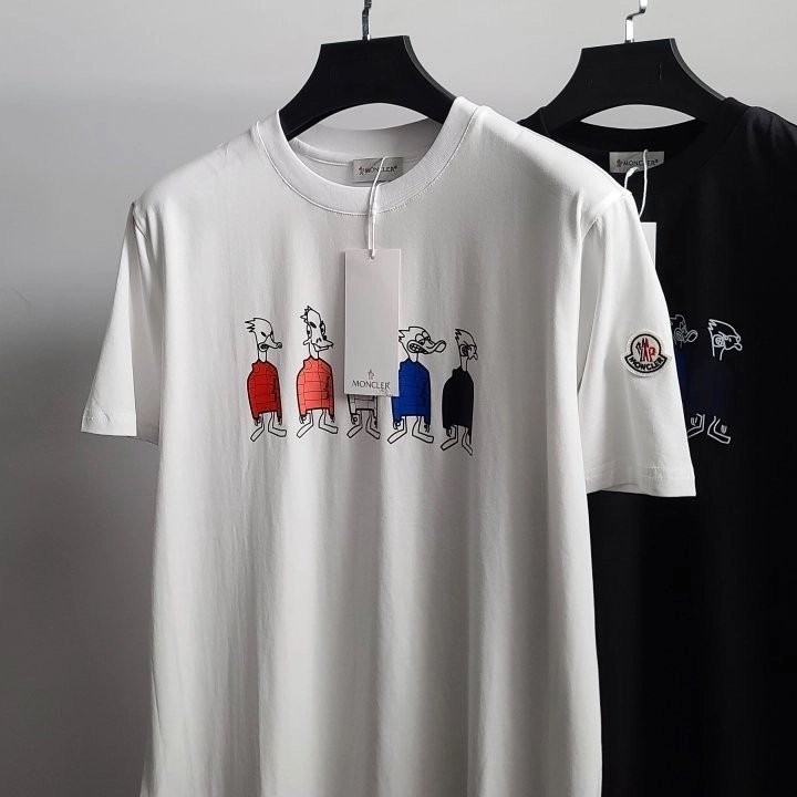 몽클레어 패딩 오리 라운드 반팔티