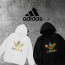 아디다스 크럼플드 후드티