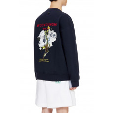 우영미 쉐도우 플라워 맨투맨