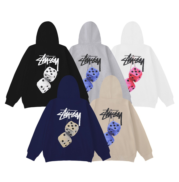 스투시 퍼지 나이슨 후드티