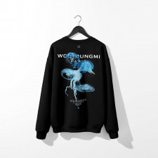 우영미 해파리 그래픽 맨투맨