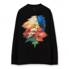 우영미 Wym 스웨잉 플라워 맨투맨