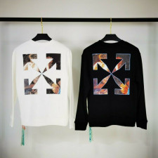 오프화이트 카라바죠 엔젤 맨투맨