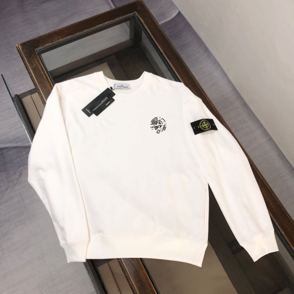 스톤아일랜드 크랙 로고 맨투맨