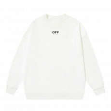 오프화이트 더블 루나 어트랙션 맨투맨