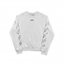 오프화이트 테이프 애로우 맨투맨