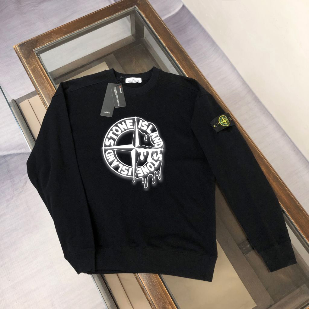 스톤아일랜드 흘림 로고 맨투맨