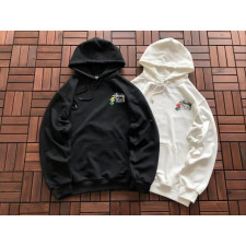 스투시 티키 트라이브 프린트 후드티