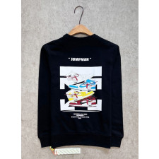 나이키 X 오프화이트 콜라보 베스트 저스트 스니커즈 맨투맨