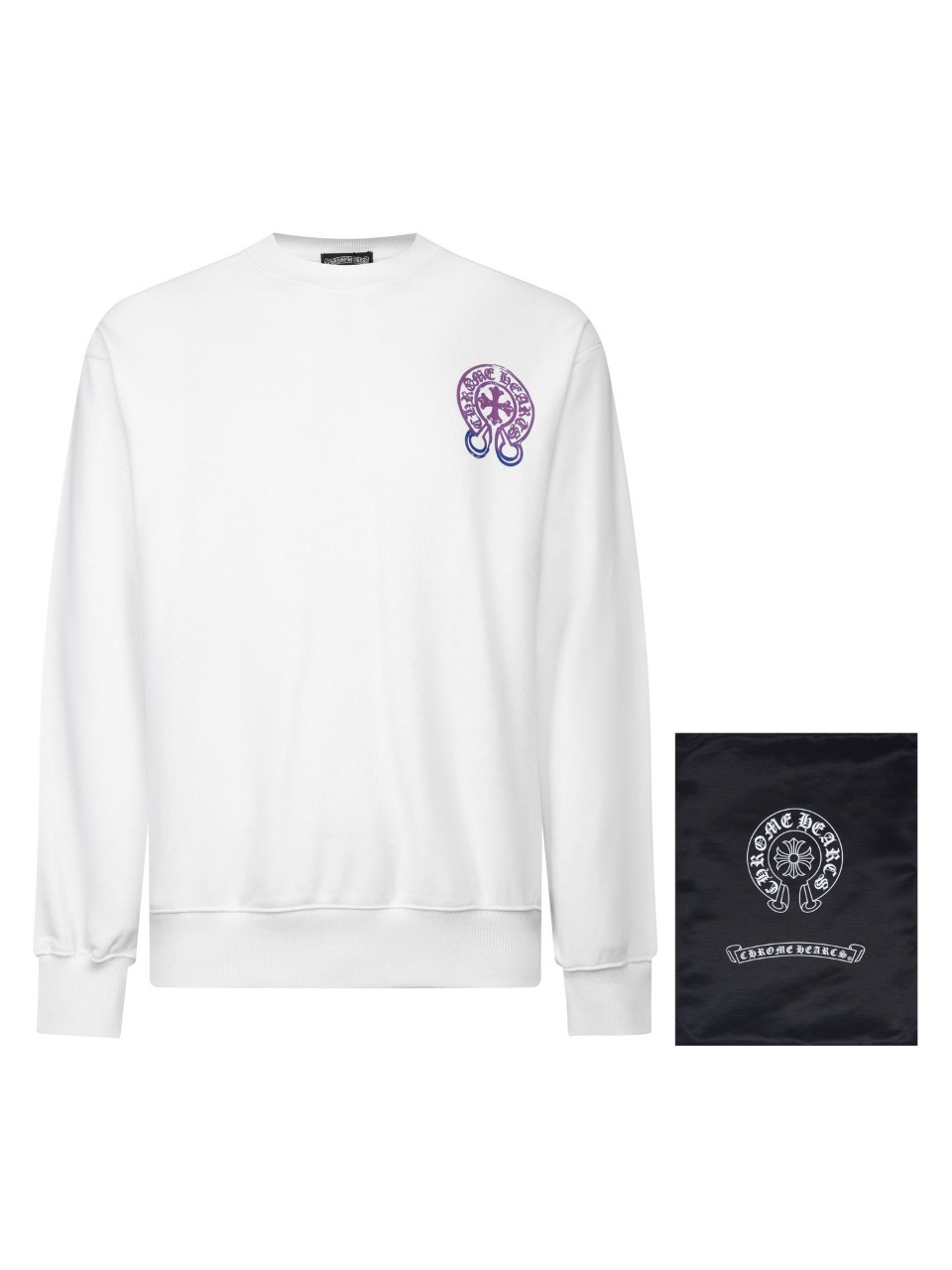 크롬하츠 CH 헤비 인더스트리 프린트 맨투맨