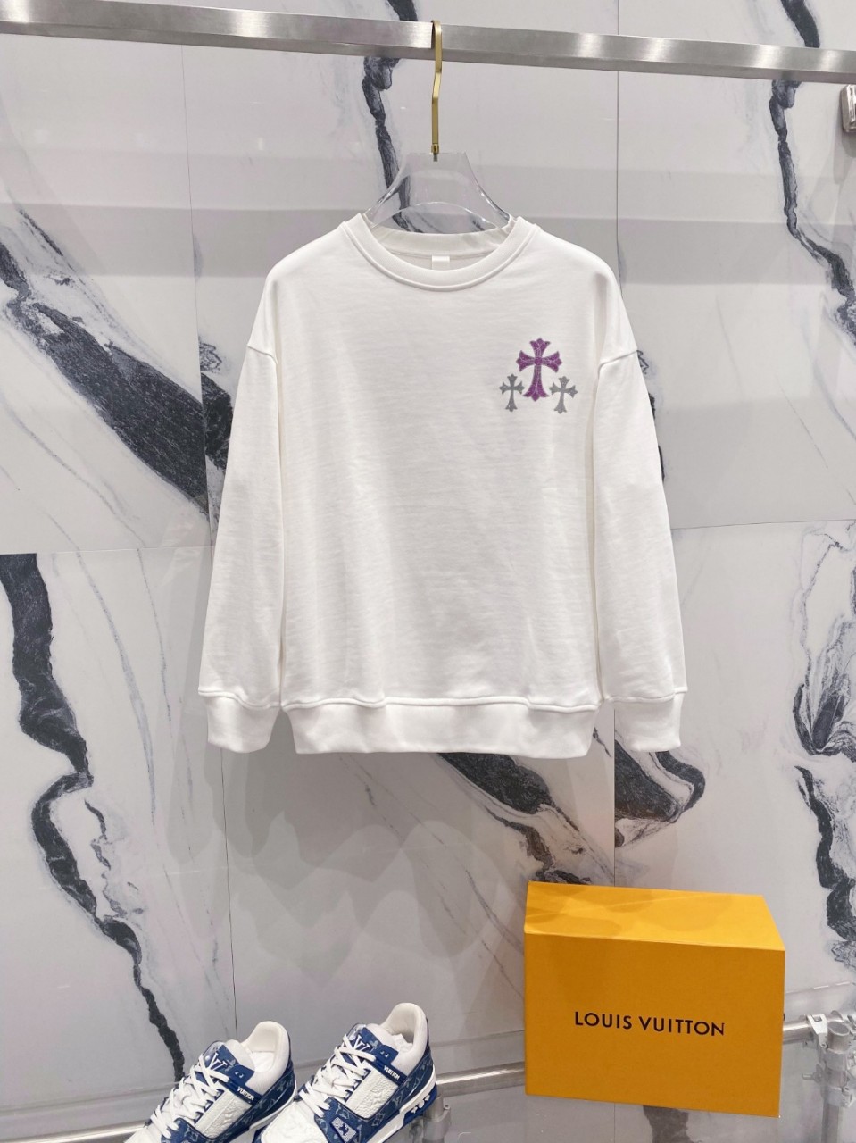 크롬하츠 퍼플 레이션 맨투맨