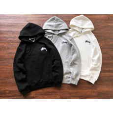 스투시 포커 불꽃 후드티