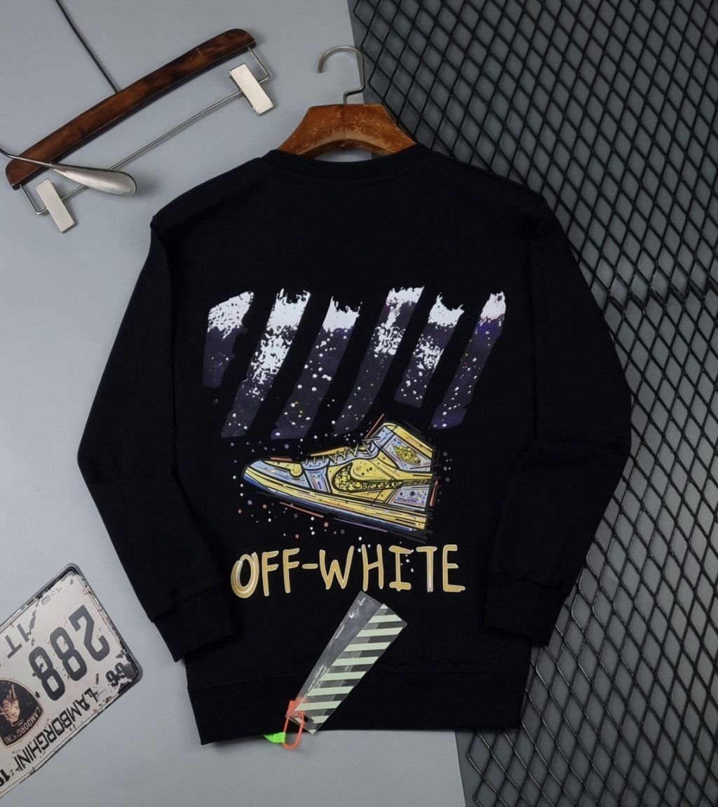 오프화이트 X 나이키 X 디올 콜라보 Dior 하이탑 맨투맨