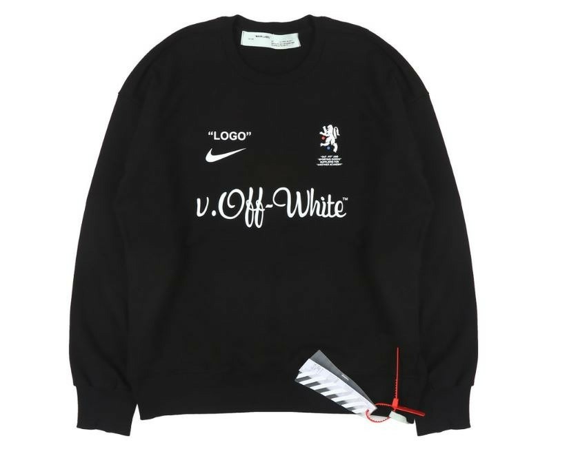 나이키 X 오프화이트 콜라보 머큐리얼 Nrg 맨투맨