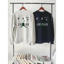 오프화이트 X 조던 콜라보 숏 슬리브 팬텀 맨투맨