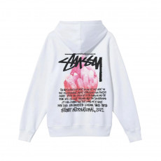 스투시 루비 크리스탈 후드티