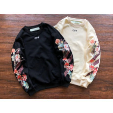 오프화이트 사쿠라 맨투맨