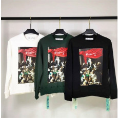 오프화이트 세인트 마리아 맨투맨