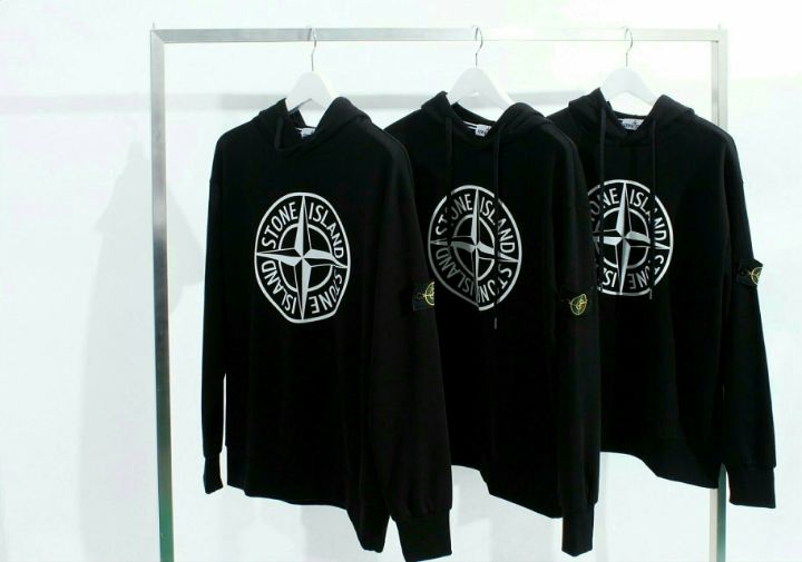 스톤아일랜드 클래식 빅로고 후드티
