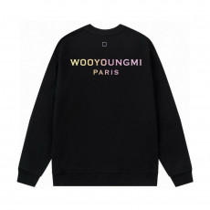 우영미 블루 그라데이션 맨투맨