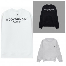 우영미 백로고 맨투맨