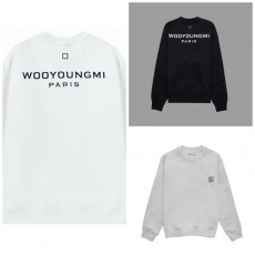 우영미 백로고 맨투맨