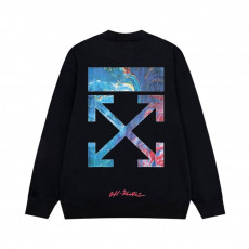 오프화이트 오로라 맨투맨