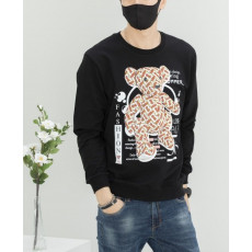 버버리 사각 곰돌이 베어 맨투맨