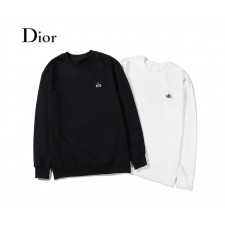 디올 꿀벌 자수 레인보우 맨투맨