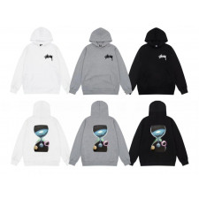 스투시 갤럭시 모래 시계 후드티